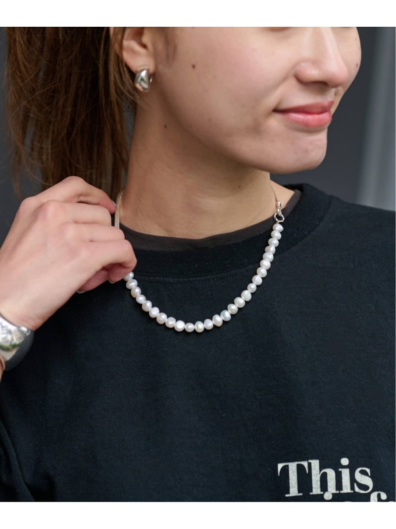 yPREEK/v[Nzsnake chain pearl half necklace FRAMeWORK t[[N ANZT[Erv lbNX Vo[yz[Rakuten Fashion]