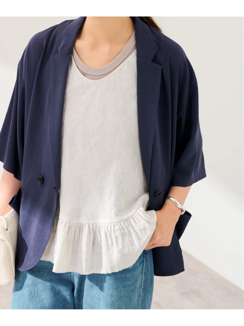 Rakuten - リネンMIXタンクトップ FRAMeWORK フレームワーク トップス シャツ・ブラウス ベージュ【送料無料】[Rakuten Fashion]