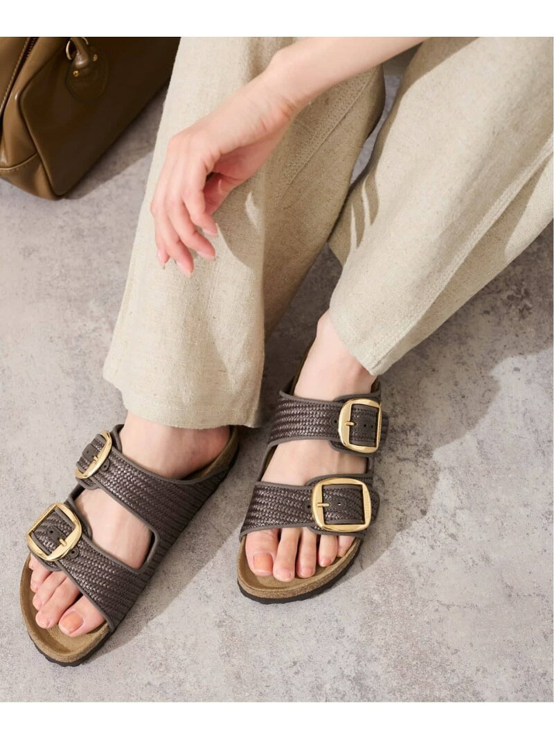 Rakuten - BIRKENSTOCK/ビルケンシュトック ARIZONA BIG BUCKLE RAFFIA FRAMeWORK フレームワーク シューズ・靴 サンダル ブラウン【送料無料】[Rakuten Fashion]