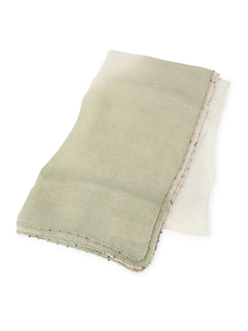 【SALE／50%OFF】CITRUS LINEN Tye die STOLE Spick & Span スピックアンドスパン ファッション雑貨 マフラー・ストール・ネックウォーマー ピンク グリーン【RBA_E】【送料無料】[Rakuten Fashion]のサムネイル