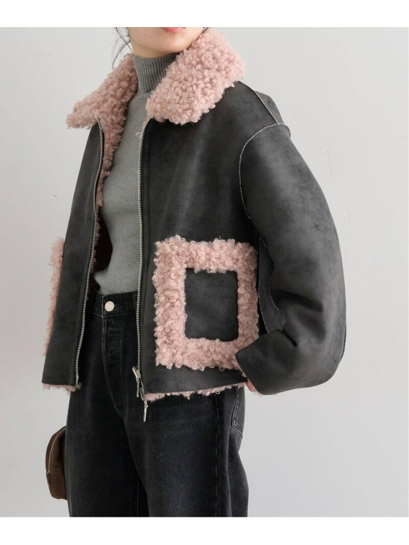 JAKKE/ジャッキー VERA ジャケット U by SPICK&SPAN ユーバイスピックアンドスパン ジャケット・アウター ブルゾン・ジャンパー ブラウン ブラック【送料無料】[Rakuten Fashion]のサムネイル