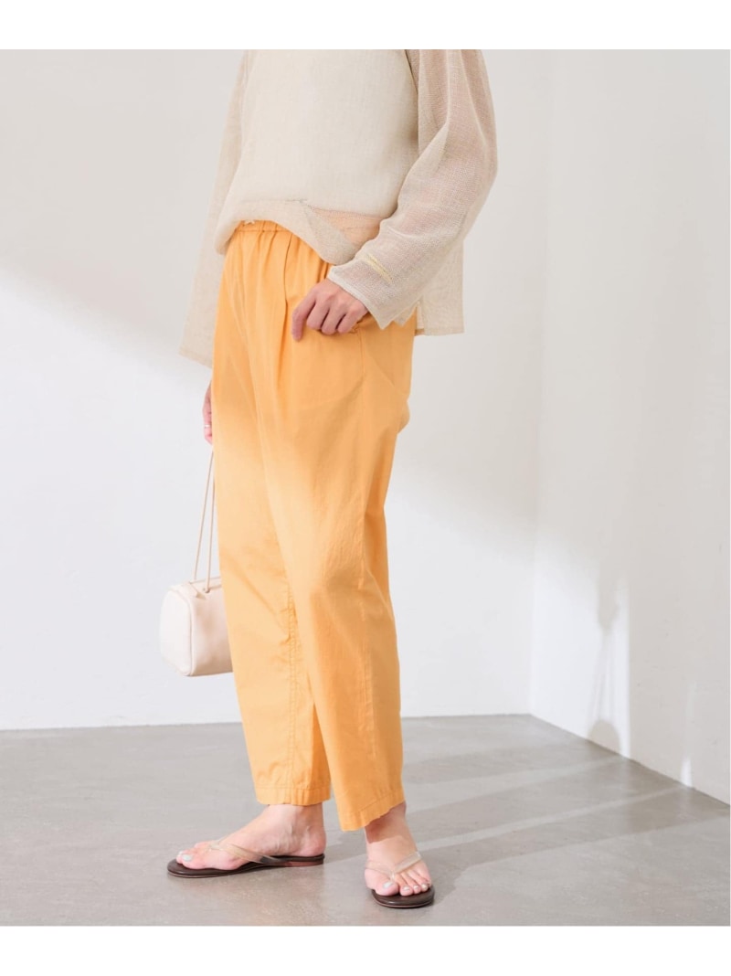 Rakuten - コットンブロードサルエルパンツ FRAMeWORK フレームワーク パンツ その他のパンツ ブルー オレンジ【送料無料】[Rakuten Fashion]