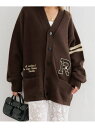 《予約》SKOOKUM /スクーカム Lettered Cardigan U by SPICK&SPAN ユーバイスピックアンドスパン トップス カーディガン ...