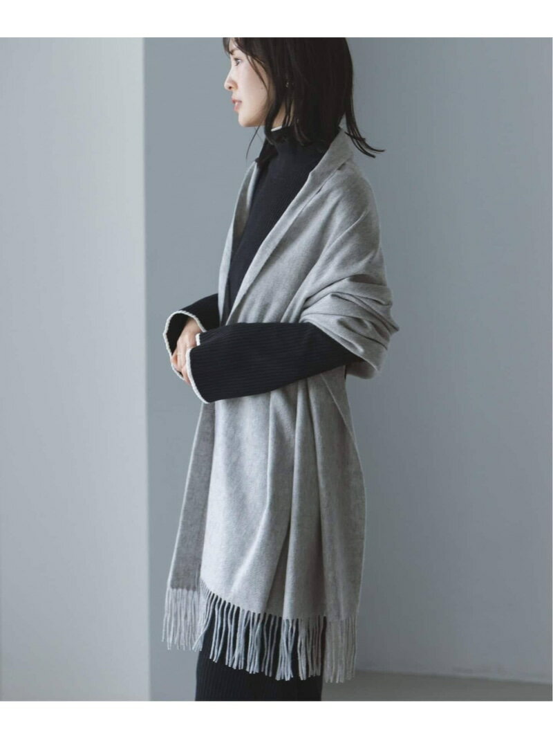 《追加》オリジナルカシミヤストール NOBLE ノーブル ファッション雑貨 マフラー・ストール・ネックウォーマー ブルー グレー ホワイト ベージュ ピンク ブラウン【送料無料】[Rakuten Fashion]のサムネイル