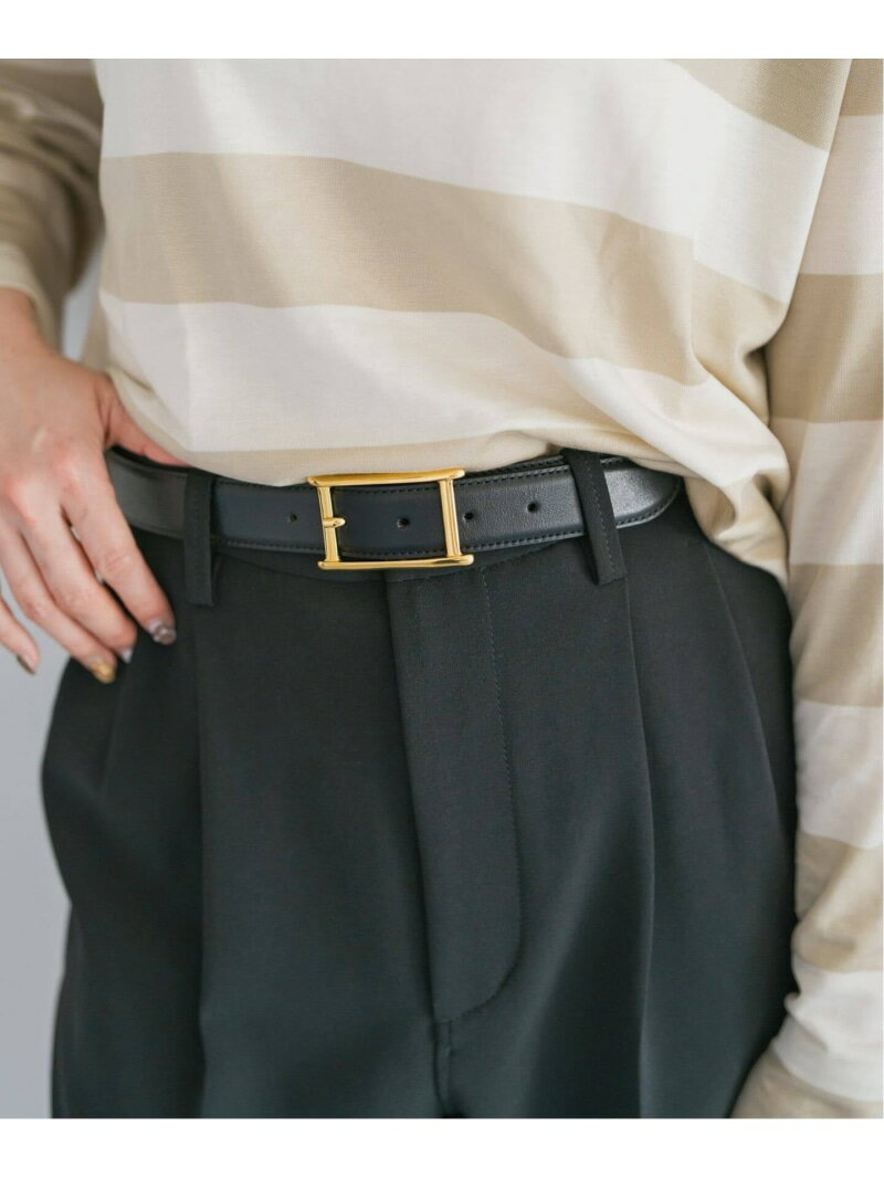 《追加》ATELIER AMBOISE/アトリエ アンボワーズ Hバックルベルト Spick & Span スピックアンドスパン ファッション雑貨 ベルト ブラック【送料無料】[Rakuten Fashion]