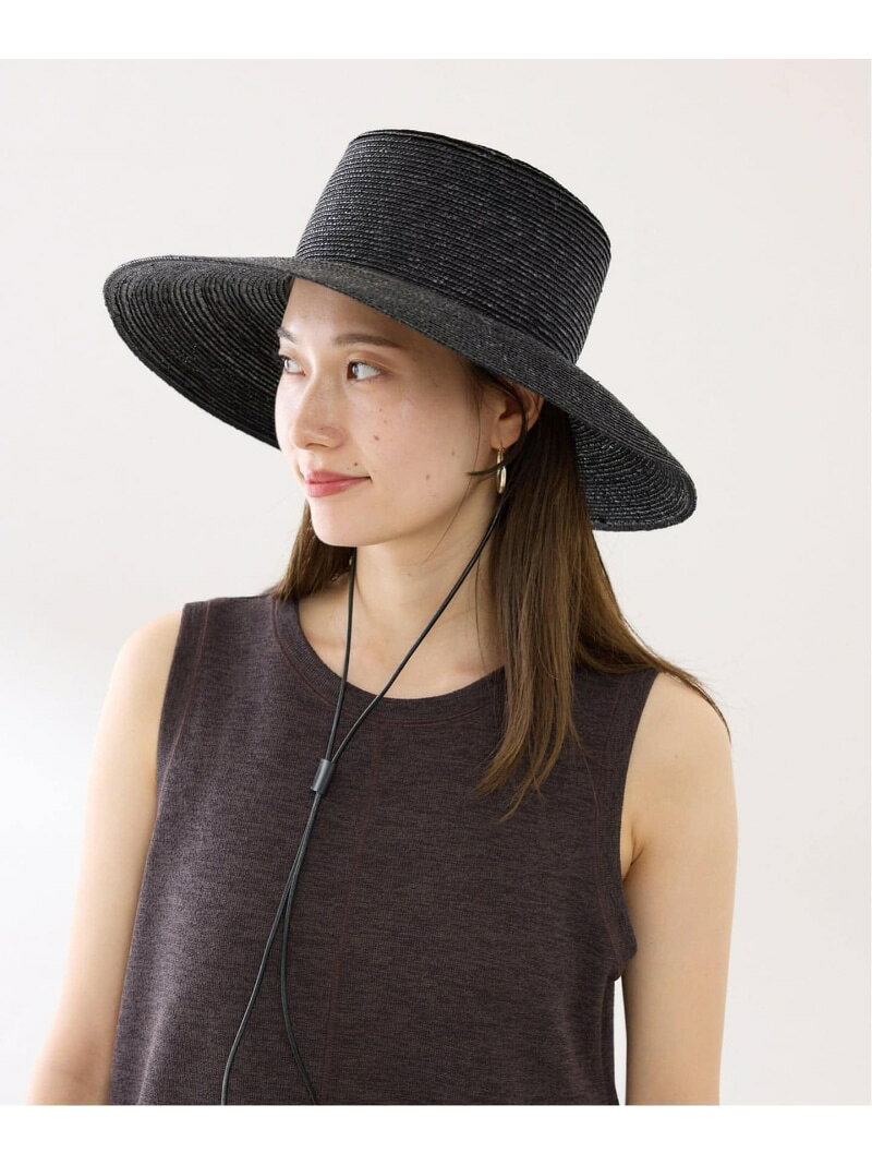 Rakuten - p cnq/パークニック KATE フラット紐付き FRAMeWORK フレームワーク 帽子 ハット ブラック【送料無料】[Rakuten Fashion]