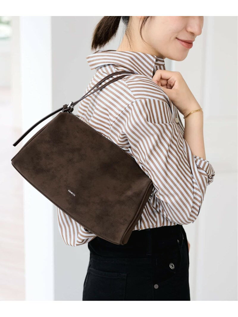 Rakuten - 《追加予約》STAND OIL / スタンドオイル Melly Bag U by SPICK&SPAN ユーバイスピックアンドスパン バッグ ハンドバッグ ブラック ブラウン【先行予約】*【送料無料】[Rakuten Fashion]
