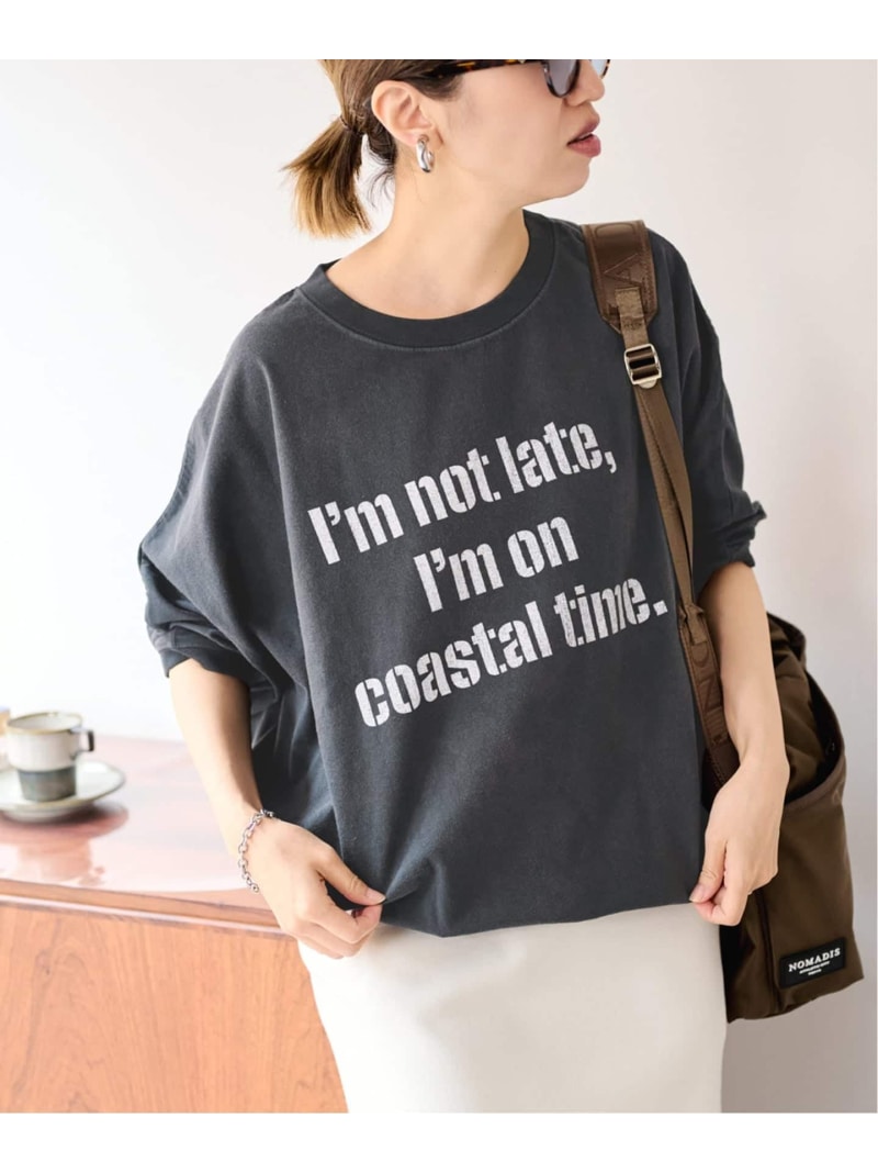 ≪予約≫GULFCOAST SPORTSWEAR 別注ドルマンスリーブTシャツ FRAMeWORK フレームワーク トップス カットソー・Tシャツ ベージュ ブラウン グレー ブラック【先行予約】*【送料無料】[Rakuten Fashion]