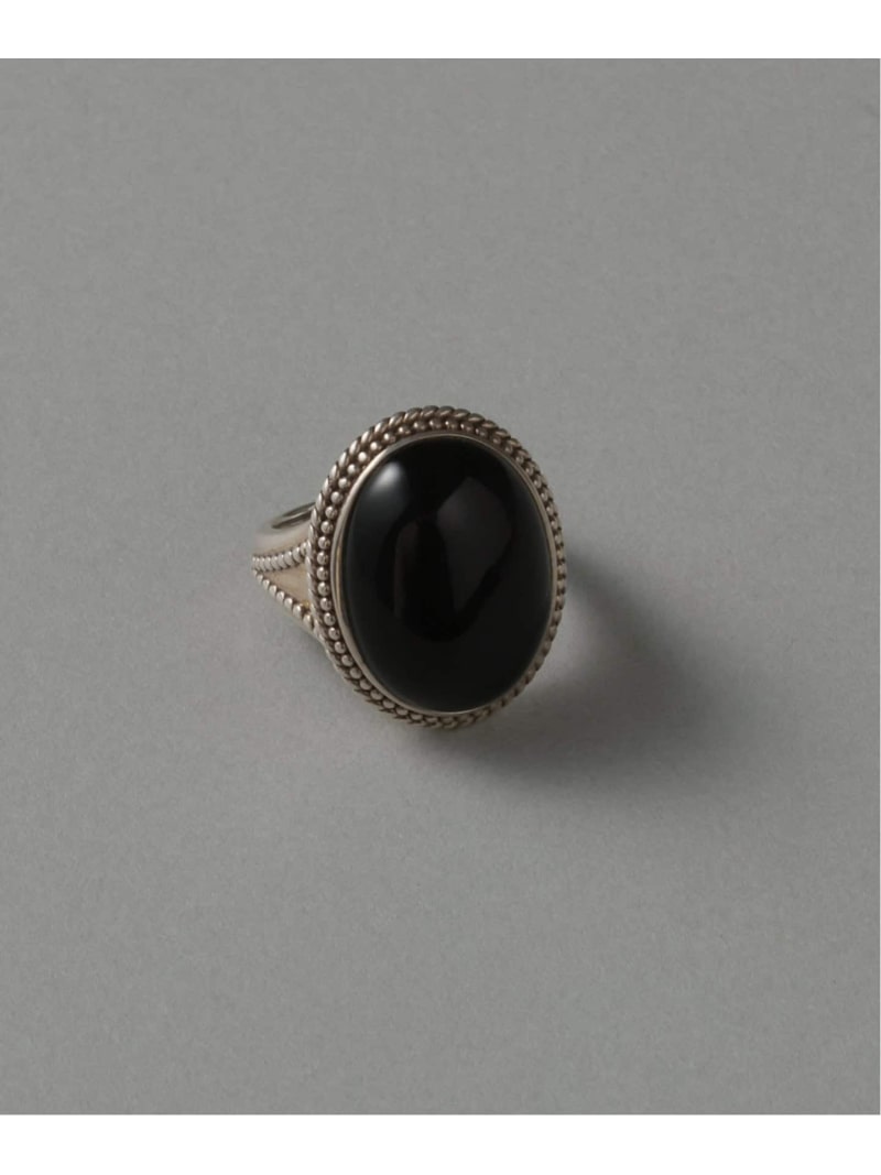 Lilas SAMH オニキスリング　13号　シルバー925 WEB限定予約》【SAMH by LILAS】オニキスリング SV（リング