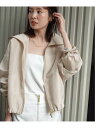 【SALE/30%OFF】ミルキーシアースタンドカラーパーカーブルゾン NOBLE ノーブル ジャケット・アウター ブルゾン・ジャンパー ベージュ ブラック【R...