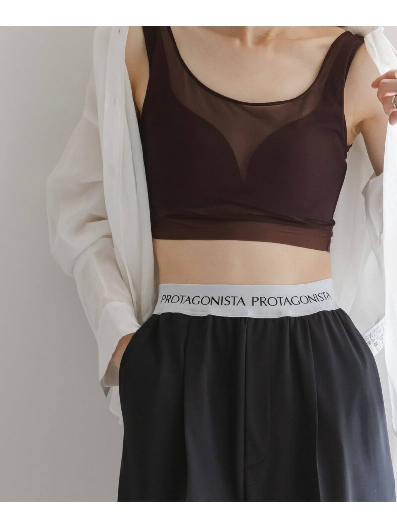 《追加》NICENICE MOMENT/ナイスナイスモーメント MESH BRA TANK NOBLE ノーブル インナー・ルームウェア その他のインナー・ルームウェア ブラウン ベージュ ブラック【送料無料】[Rakuten Fashion]