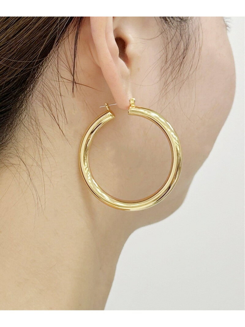 【LUV AJ/ラヴエージェイ】 THE AMALFI TUBE HOOPS U by SPICK&SPAN ユーバイスピックアンドスパン アクセサリー・腕時計 ピアス ゴールド【送料無料】[Rakuten Fashion]