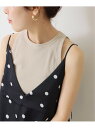 【SALE/20%OFF】《追加》カップ付きアメスリタンク2 Spick & Span スピックアンドスパン トップス ノースリーブ・タンクトップ グレー ブラ...