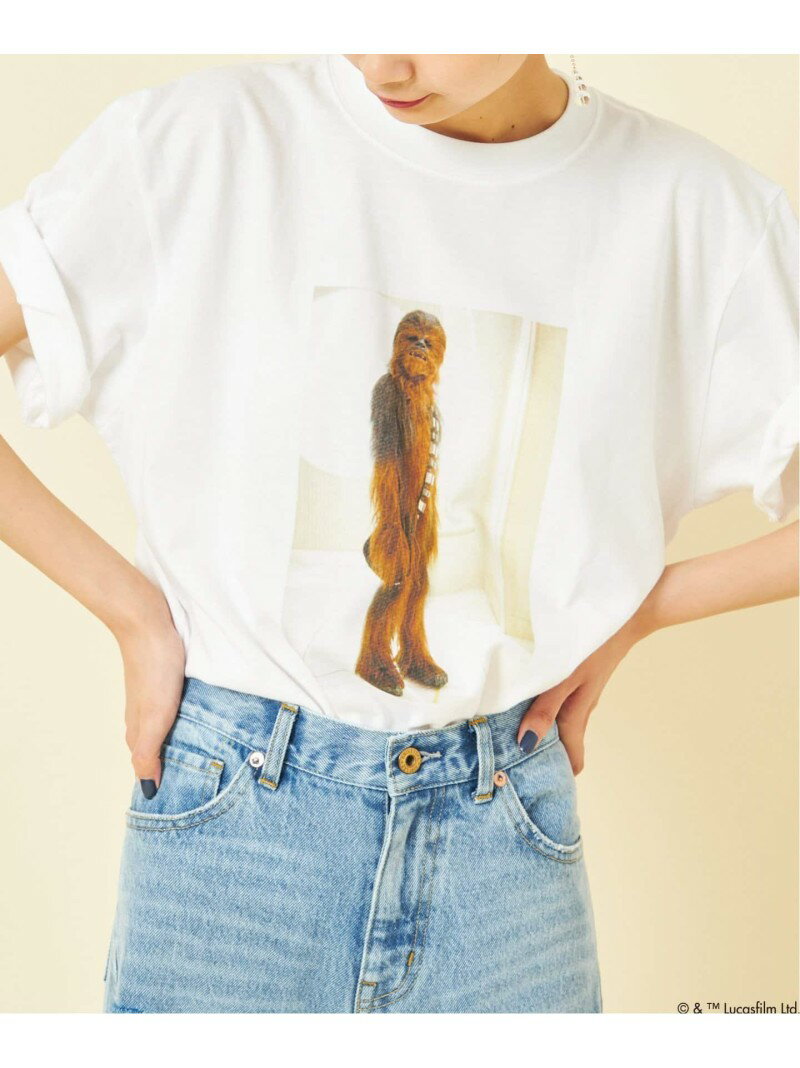 STAR WARS Tee チューバッカ U by SPICK&SPAN ユーバイスピックアンドスパン トップス カットソー・Tシャツ ホワイト【送料無料】[Rakuten Fashion]のサムネイル