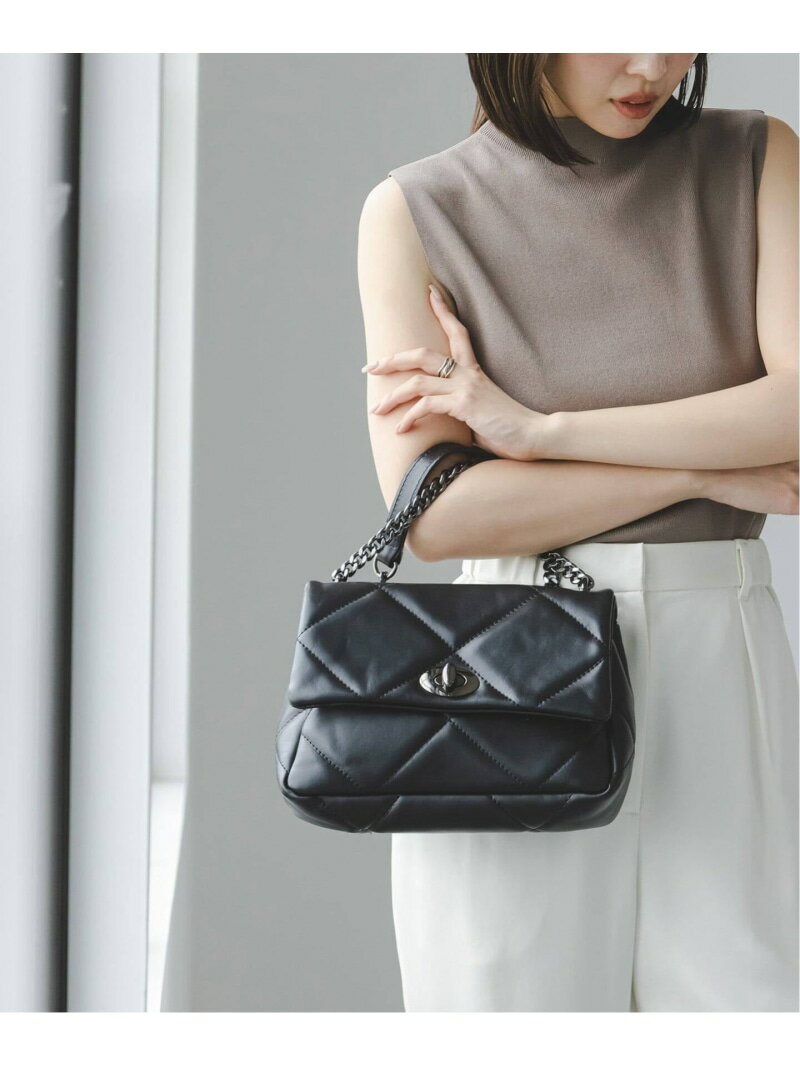 Rakuten - 《NOBLE別注・WEB限定追加予約》Maison Vincent パッファーキルティングバッグ NOBLE ノーブル バッグ ショルダーバッグ ブラック【先行予約】*【送料無料】[Rakuten Fashion]