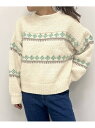 【SALE／30%OFF】【NEPAL HAND KNIT/ネパールハンドニット】別注ジャガードニットプルオーバー U by SPICK&SPAN ユーバイスピックアン..