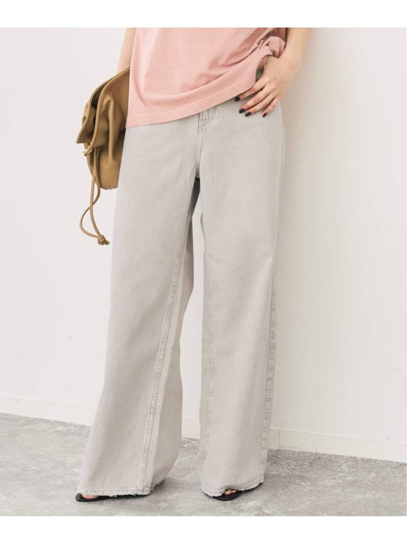 Rakuten - upper hights/アッパーハイツ 別注THE LIAM* Spick & Span スピックアンドスパン パンツ ジーンズ・デニムパンツ ホワイト ブルー【送料無料】[Rakuten Fashion]