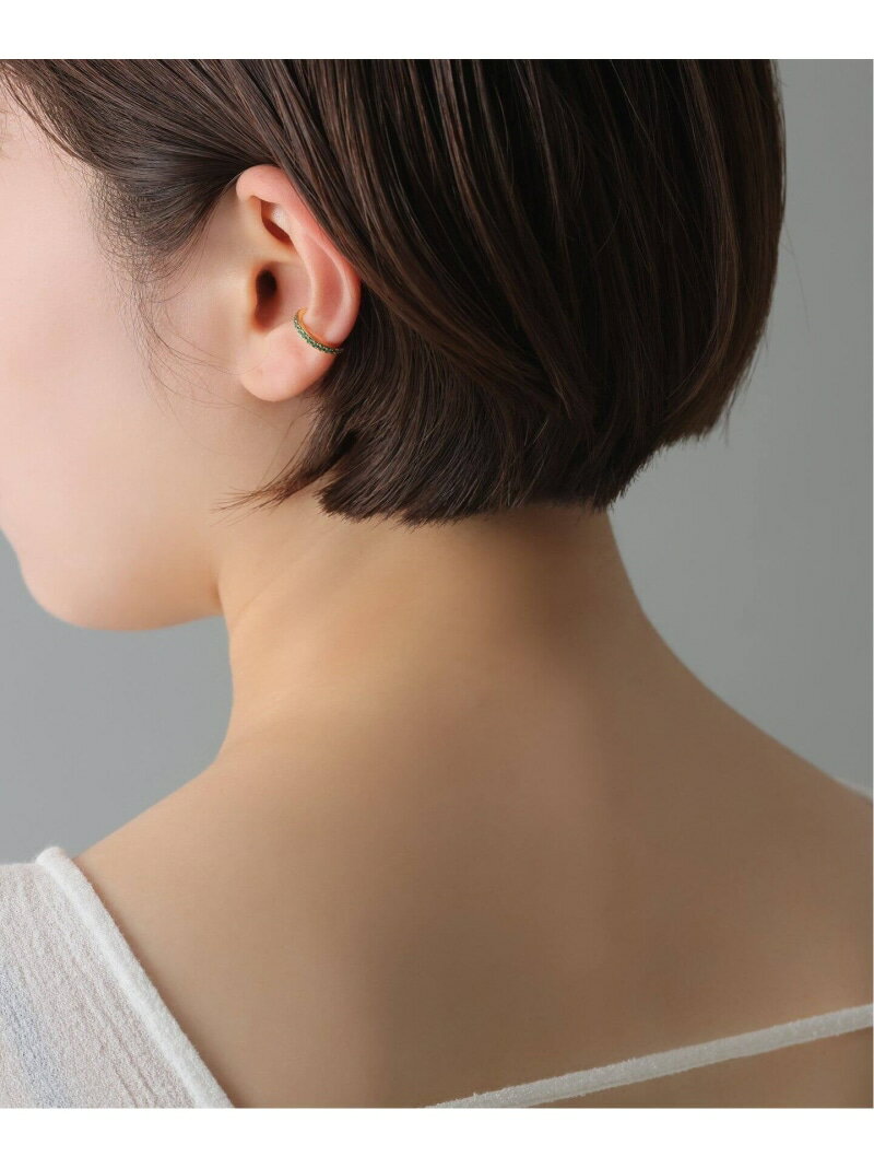《WEB限定》【SAMH by LILAS】イヤーカフグリーンアゲート SV(片耳) Lilas スピックアンドスパン アクセサリー・腕時計 イヤリング・イヤーカフ ゴールド【送料無料】[Rakuten Fashion]