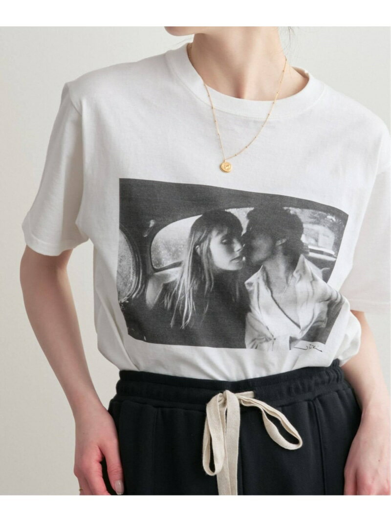 Three-Quarter - 《追加》COUTURE D'ADAM/クチュールドアダム T-shirt/Jane&Serge in Taxi NOBLE ノーブル トップス カットソー・Tシャツ ホワイト ブラック【送料無料】[Rakuten Fashion]
