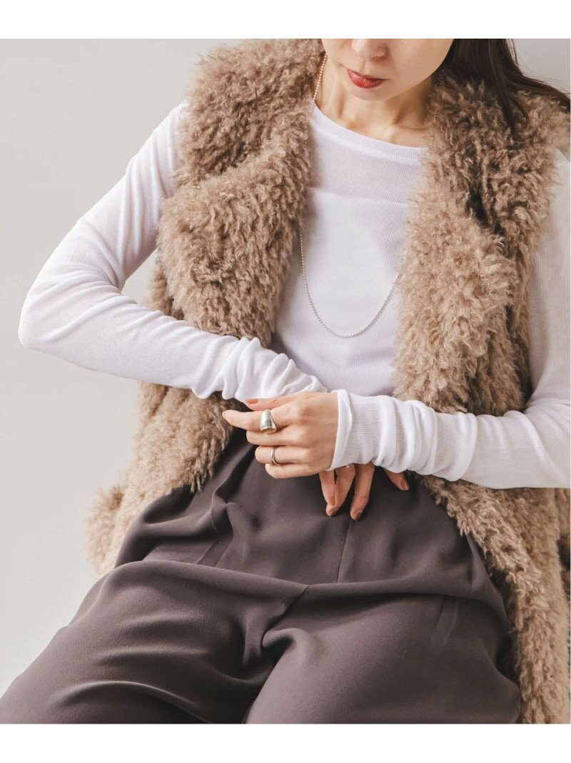 《追加3》シアーテレコロングスリーブプルオーバー NOBLE ノーブル トップス カットソー・Tシャツ ブルー ブラック ホワイト【送料無料】[Rakuten Fashion]