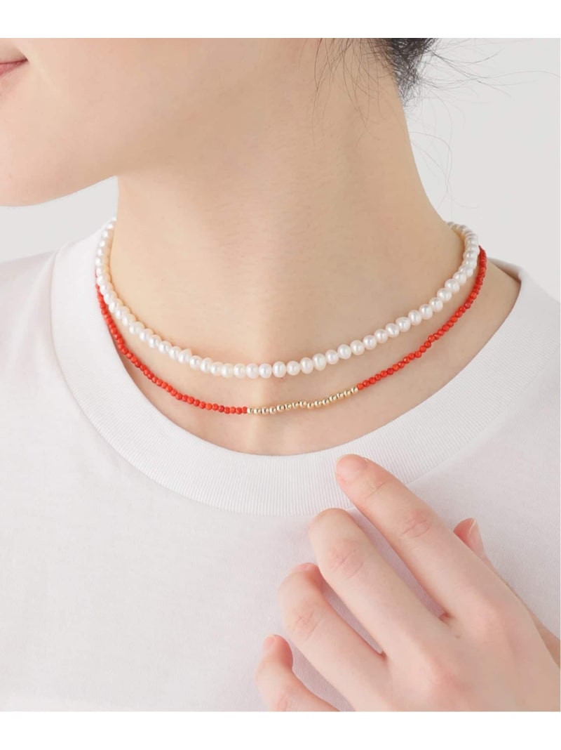 Rakuten - jour couture / ジュール クチュール 2set Necklace Spick & Span スピックアンドスパン アクセサリー・腕時計 ネックレス ブラック レッド【送料無料】[Rakuten Fashion]