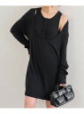 《予約》レイヤードカットワンピース U by SPICK&SPAN ユーバイスピックアンドスパン ワンピース・ドレス ワンピース ホワイト ブラック【先行予約】...