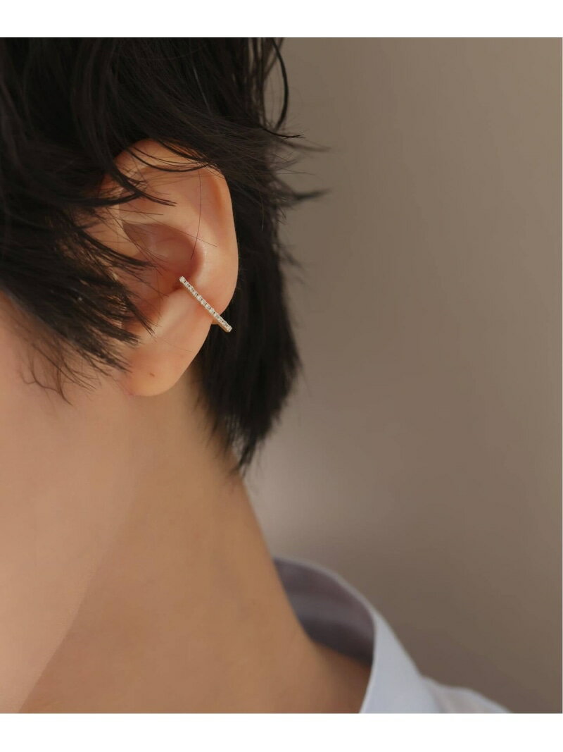Rakuten - ダイヤバーイヤーカフ K10(片耳) Lilas スピックアンドスパン アクセサリー・腕時計 イヤリング・イヤーカフ ゴールド【送料無料】[Rakuten Fashion]