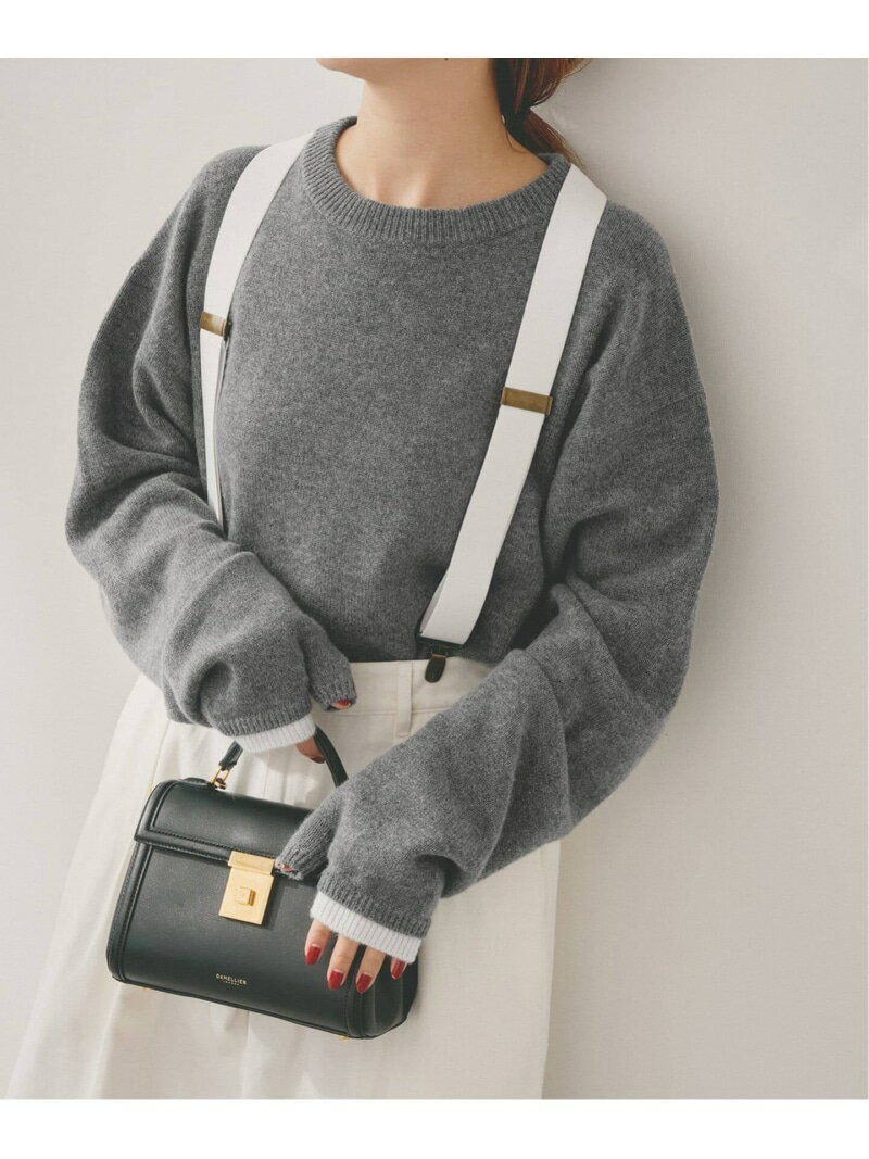 Higuchi*Sアームウォーマーニット Spick & Span スピックアンドスパン トップス ニット ピンク レッド グレー【送料無料】[Rakuten Fashion]のサムネイル