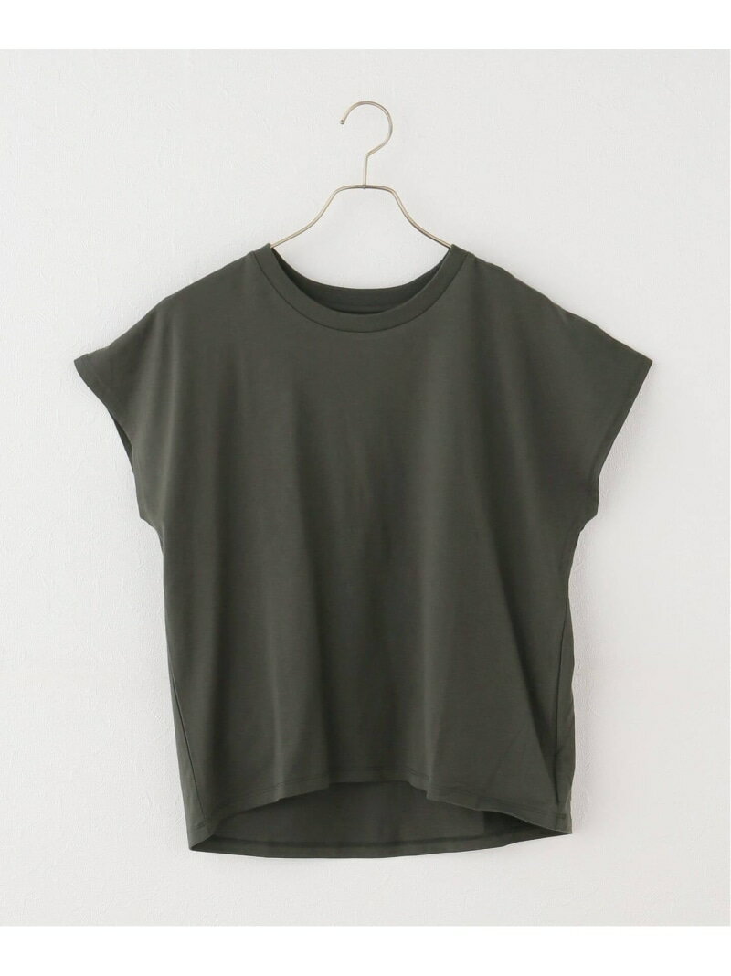 Rakuten - フレンチスリーブロゴTシャツ Spick & Span スピックアンドスパン トップス カットソー・Tシャツ ホワイト グレー【送料無料】[Rakuten Fashion]