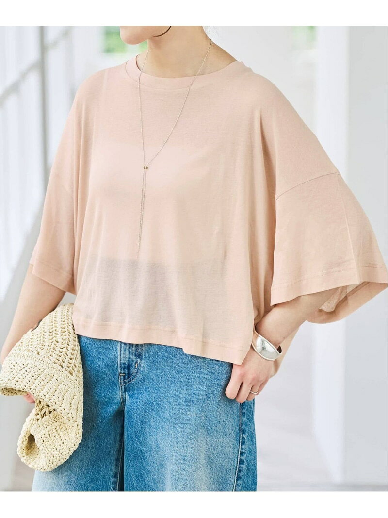 Rakuten - 《別注カラー有り / 予約》upper hights/アッパーハイツ SHORELINE WIDE TEE* Spick & Span スピックアンドスパン トップス カットソー・Tシャツ ブラウン ピンク グレー【先行予約】*【送料無料】[Rakuten Fashion]