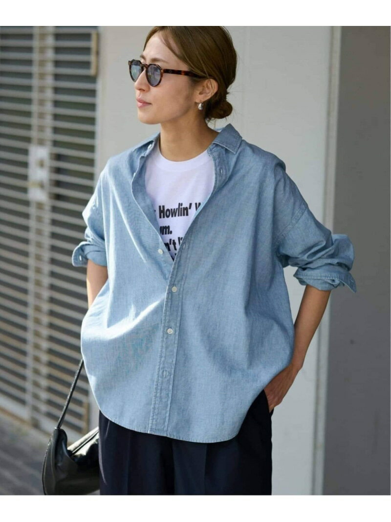 ≪追加≫ダンガリーシャツ3 FRAMeWORK フレームワーク トップス シャツ・ブラウス ブルー【送料無料】[Rakuten Fashion]のサムネイル