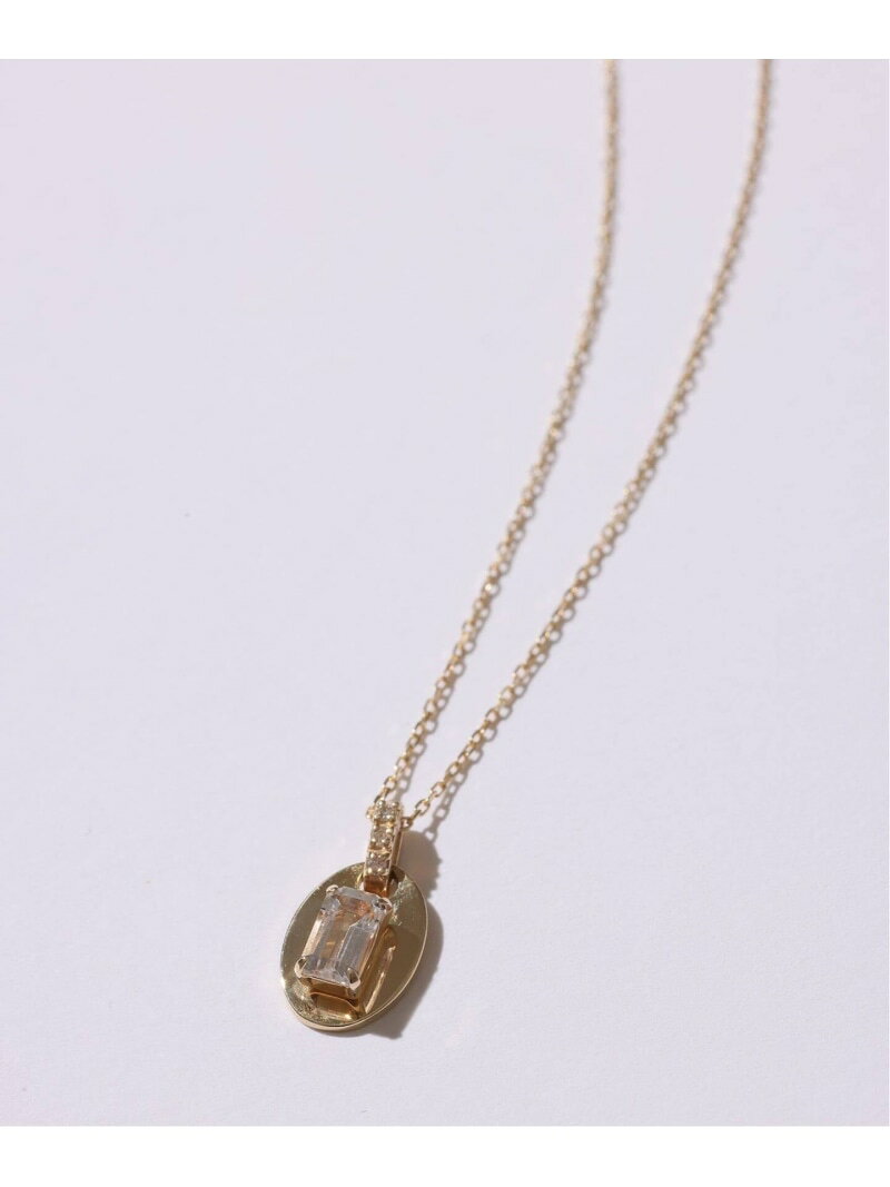 Rakuten - メレダイヤバチカンホワイトトパーズ45cmネックレス K10 Lilas スピックアンドスパン アクセサリー・腕時計 ネックレス ゴールド【送料無料】[Rakuten Fashion]