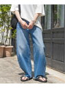 【W by Woadblue / ダブリューバイウォードブルー】BARREL DENIM Spick Span スピックアンドスパン パンツ ジーンズ デニムパンツ ホワイト【送料無料】 Rakuten Fashion