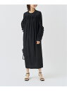 《予約》Ry/Nyワッシャーフリルワンピース Spick & Span スピックアンドスパン ワンピース・ドレス ワンピース ブラック【先行予約】*【送料無料】...