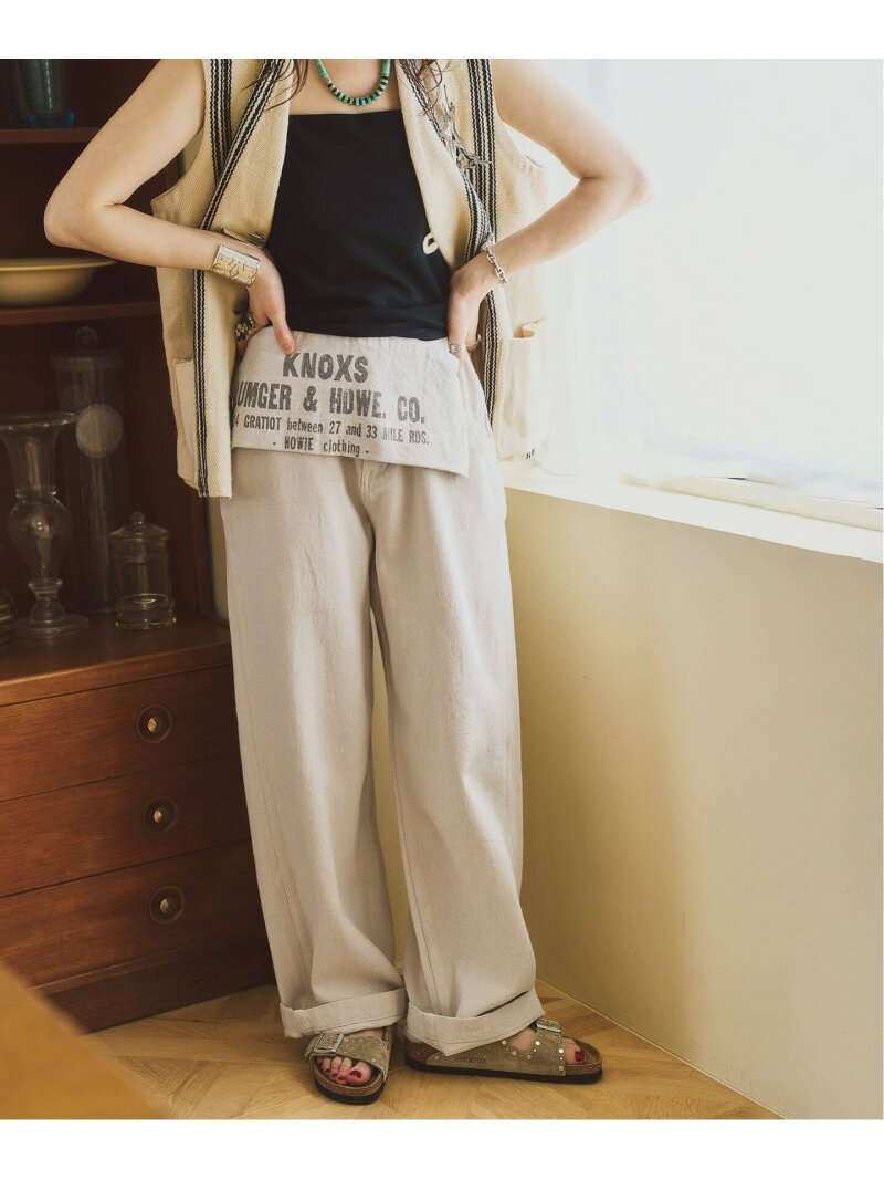 ≪予約≫PAYDAY*HOWIECLOTHING*FRAMeWORK APRON パンツ FRAMeWORK フレームワーク パンツ その他のパンツ ベージュ*