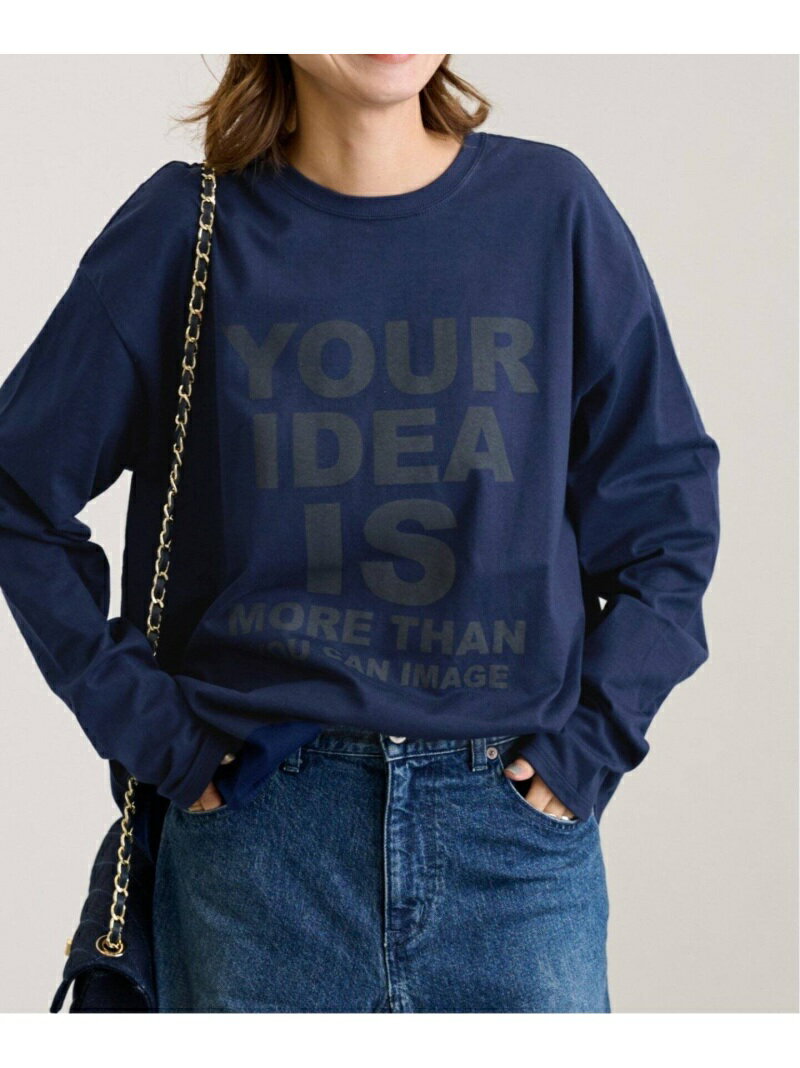 ≪追加≫ロゴロンTee3 FRAMeWORK フレームワーク トップス カットソー・Tシャツ ネイビー ホワイト【送料無料】[Rakuten Fashion]のサムネイル