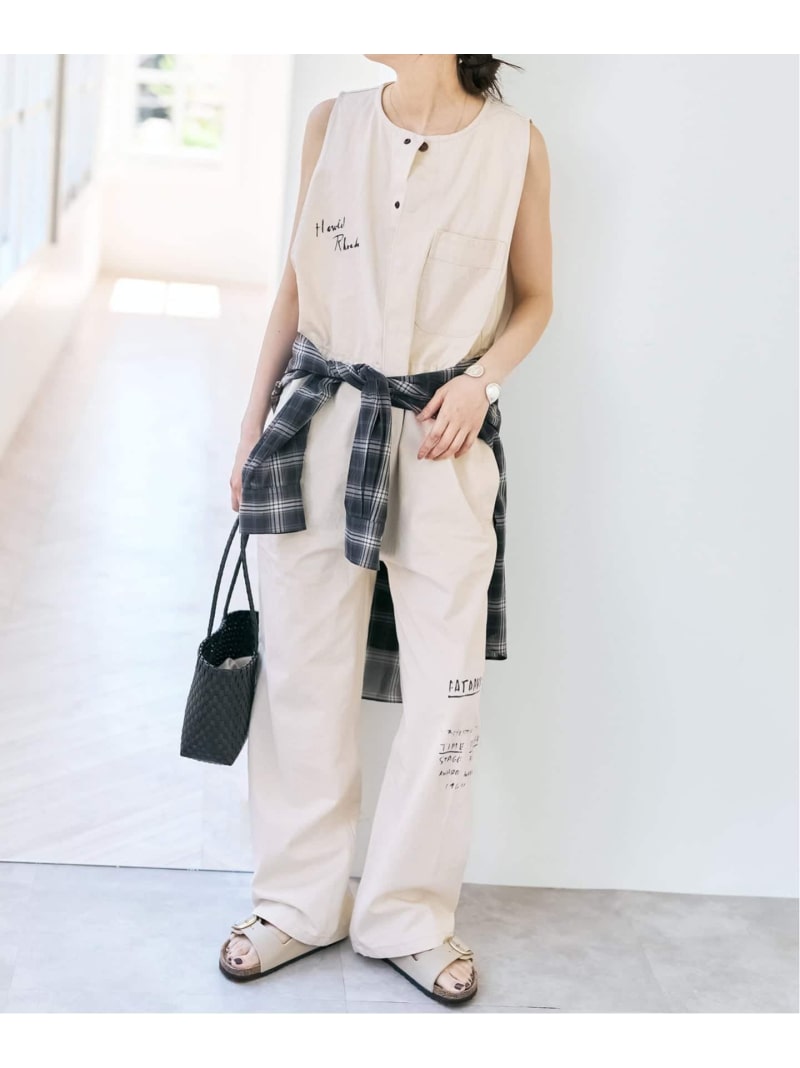 PAY·DAY / 페이데이 별주 N/S 올인원 Spick & Span 스픽 앤 스팬 올인원 오버올 올인원 연결 베이지 블루 [무료 배송] [Rakuten Fashion]