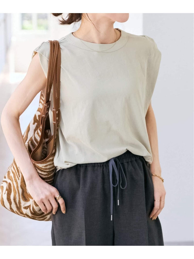 Rakuten - 《新色有り / 追加》ATON/エイトン FRESCA SINGLE JERSEY TANK TOP Spick & Span スピックアンドスパン トップス ノースリーブ・タンクトップ イエロー ブルー ホワイト ベージュ【送料無料】[Rakuten Fashion]