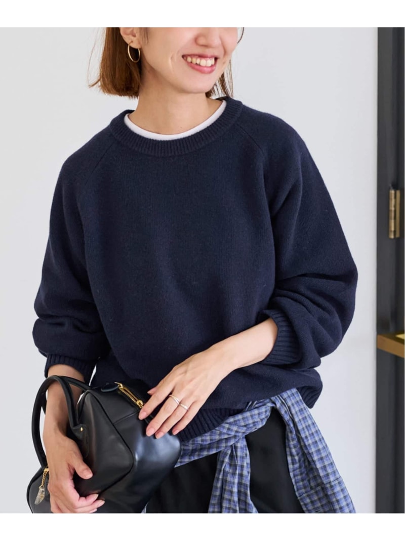 AQUA クルーネックプルオーバー FRAMeWORK フレームワーク トップス ニット イエロー グリーン ネイビー ホワイト【送料無料】[Rakuten Fashion]のサムネイル