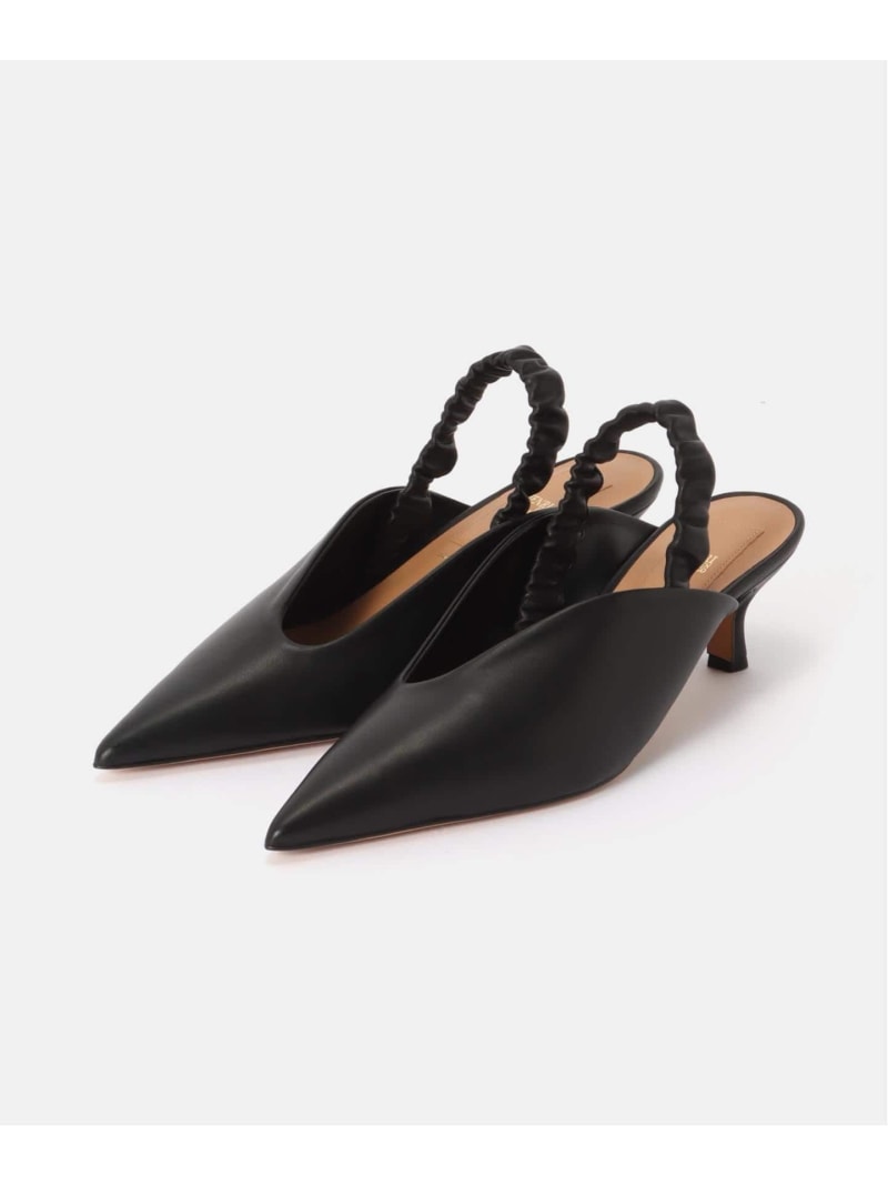 Rakuten - HENRI EN VARGO/ヘンリエンバーゴ Shirley バックストラップヒール NOBLE ノーブル シューズ・靴 パンプス ブラック【送料無料】[Rakuten Fashion]