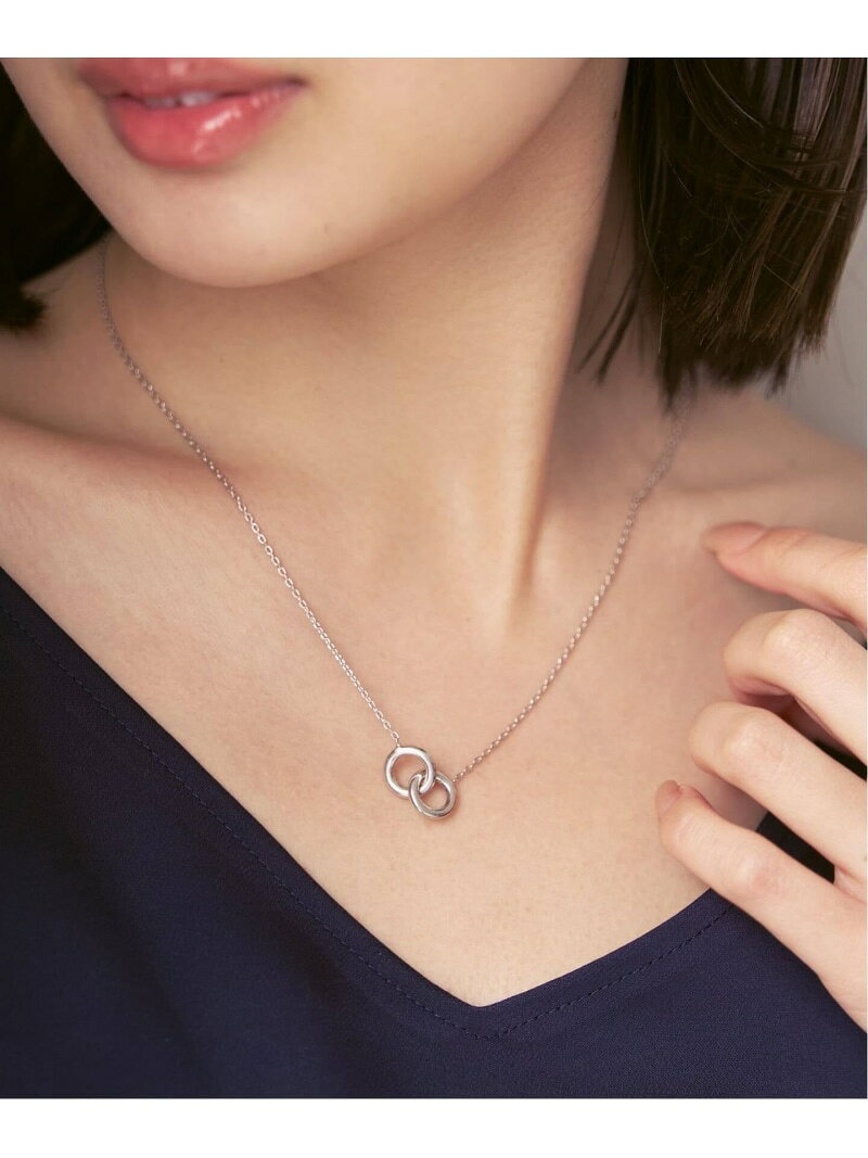 Rakuten - ANNA SOTILOTTA/アンナ ソッティロッタ Collier Anneaux ELLIE NOBLE ノーブル アクセサリー・腕時計 ネックレス シルバー【送料無料】[Rakuten Fashion]