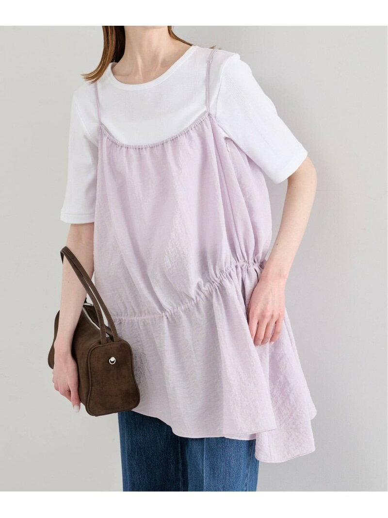 Rakuten - Atelier Edition/アトリエ エディション ASYMMETRICAL WAIST TIE D U by SPICK&SPAN ユーバイスピックアンドスパン トップス シャツ・ブラウス パープル【送料無料】[Rakuten Fashion]