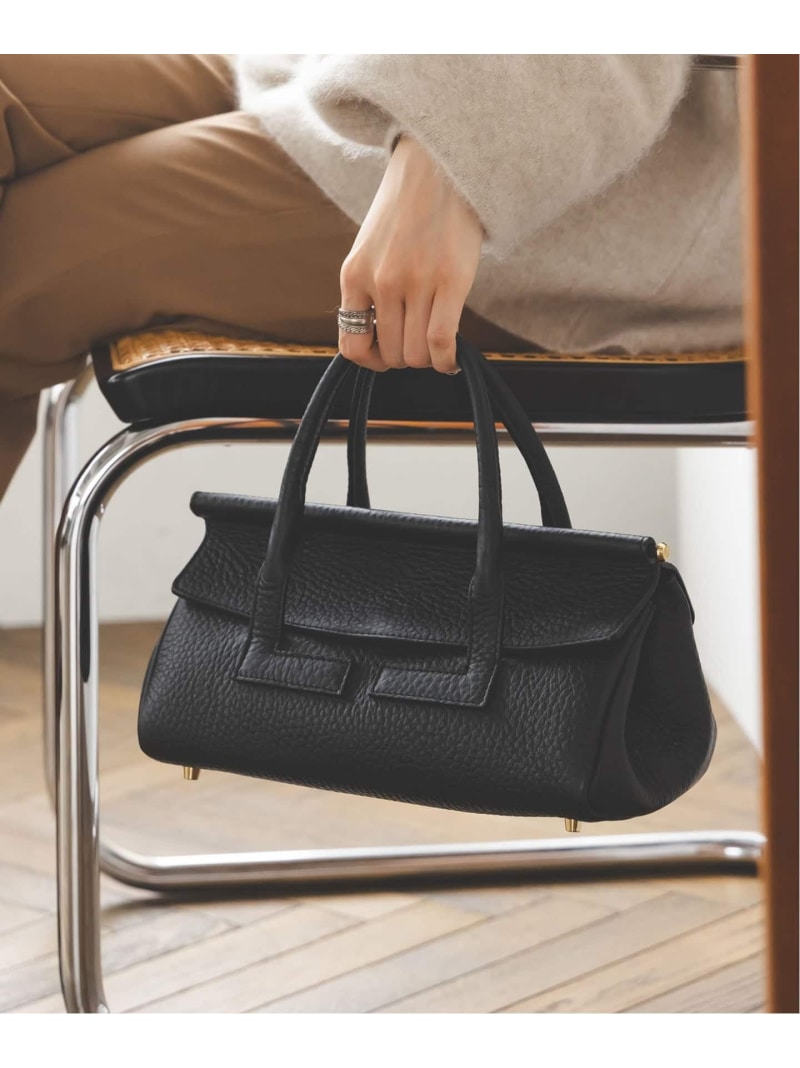 《追加》LORISTELLA/ロリステッラ レザーミディアムボストンバッグ NOBLE ノーブル バッグ ボストンバッグ ベージュ ブラウン ブラック【送料無料】[Rakuten Fashion]