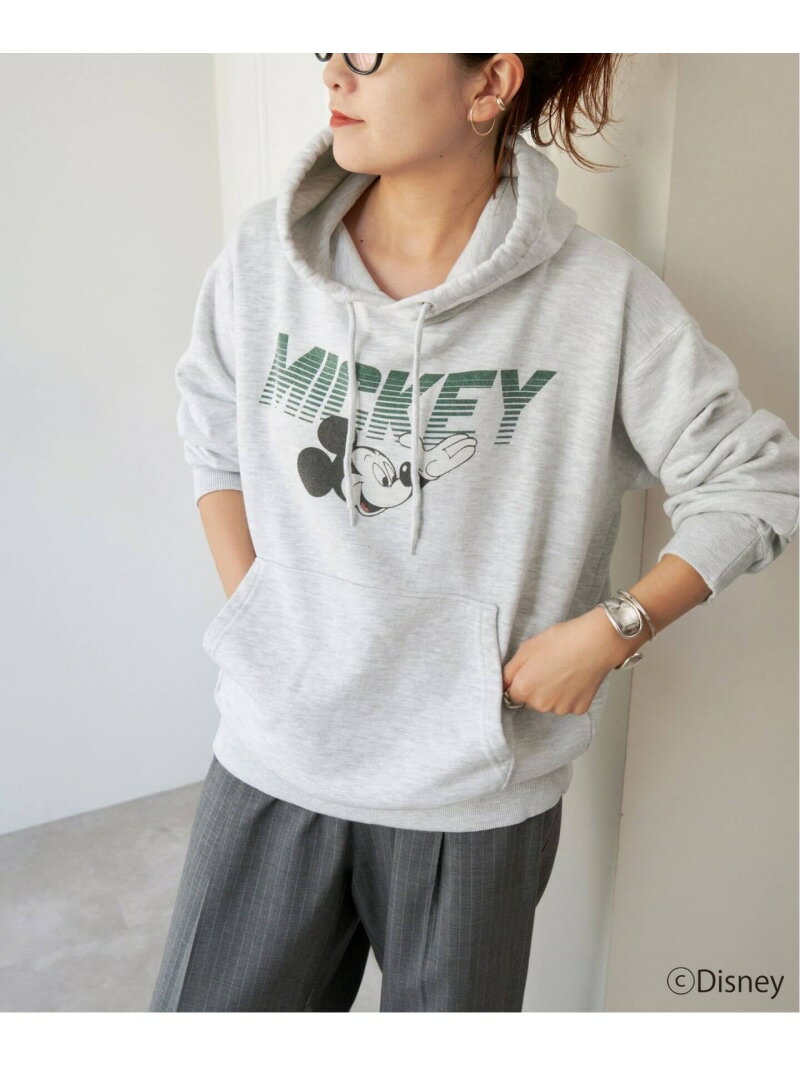 《WEB限定追加予約》GOOD ROCK SPEED x Spick 別注 MICKEY / SWEAT Spick & Span スピックアンドスパン トップス パーカー・フーディー グレー ブラック【先行予約】*【送料無料】[Rakuten Fashion]のサムネイル