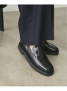 Spick & Span スクエアトゥローファー Spick & Span スピックアンドスパン シューズ・靴 ローファー ブラック【送料無料】[Rakuten...