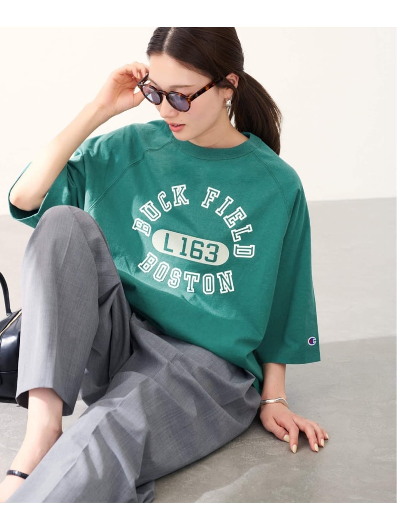 CHAMPION/チャンピオン 別注14s/1 Jesey RAGLAN Tシャツ FRAMeWORK フレームワーク...
