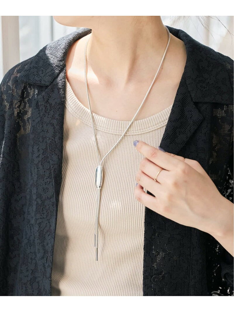 EO / イオ LOOP TIE NECKLACE Spick & Span スピックアンドスパン アクセサリー・腕時計 ネックレス シルバー