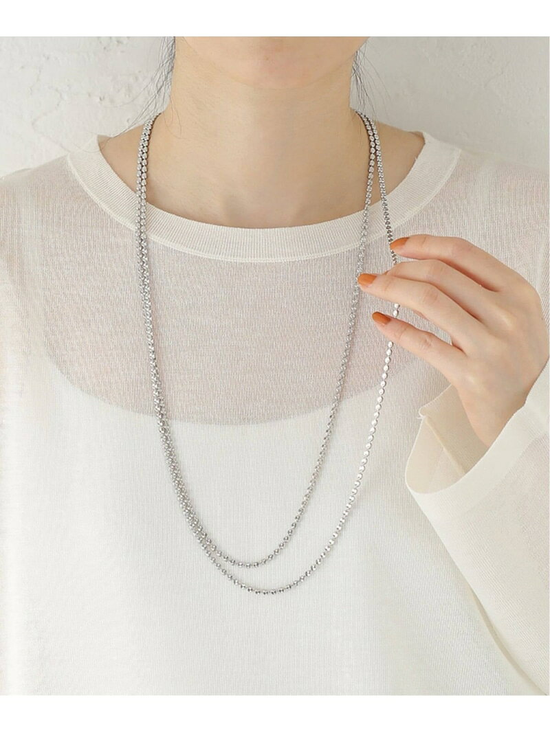 Rakuten - EO / イオ BALL CHAIN LONG NECKLACE Spick & Span スピックアンドスパン アクセサリー・腕時計 ネックレス シルバー【送料無料】[Rakuten Fashion]