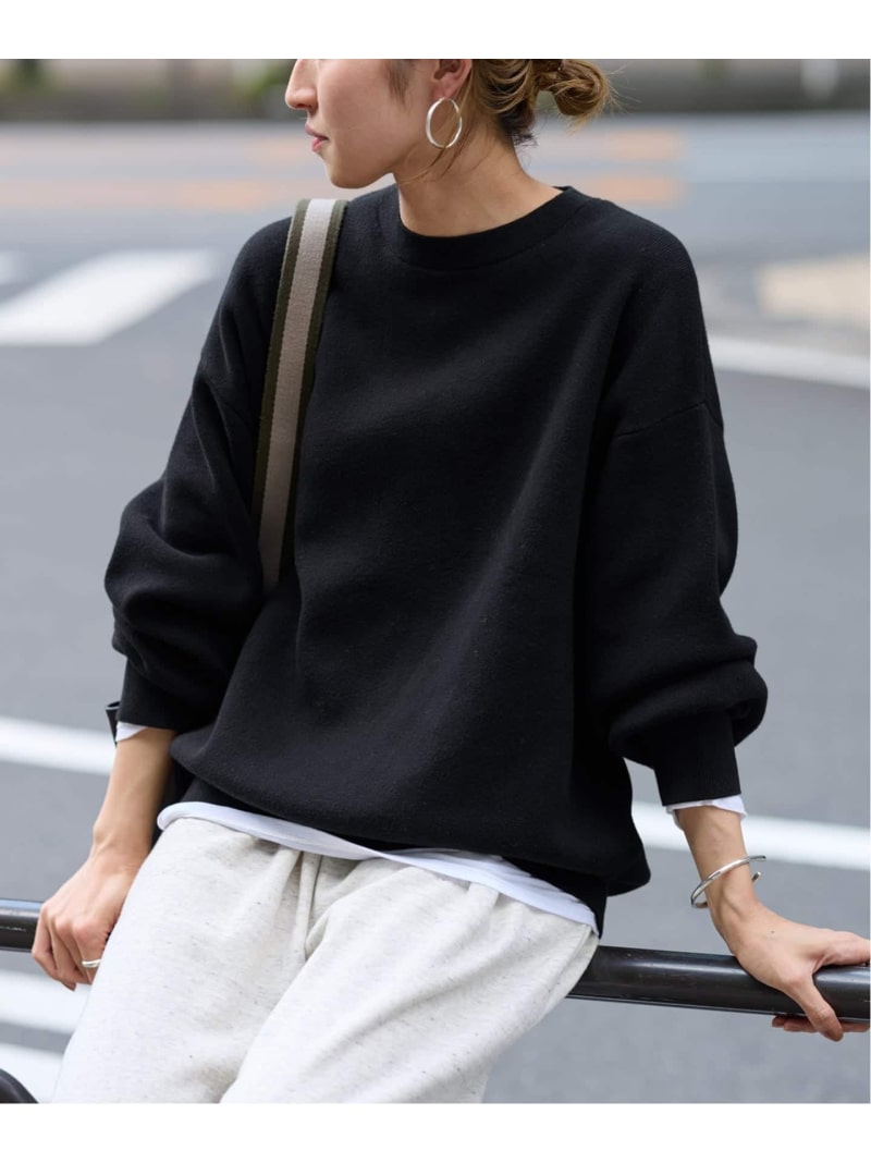 ≪WEB限定 / 追加≫カシミヤ混ニットプルオーバー FRAMeWORK フレームワーク トップス ニット レッド ブ..