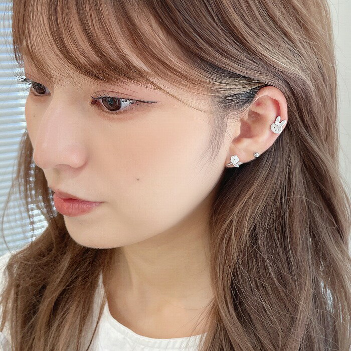ボディピアス 軟骨ピアス ［16G ］大人スタイルやカジュアルスタイルの遊び心に◎甘すぎないラビット rabbit ウサギ うさぎ ヘリックス 0722 ボディーピアス